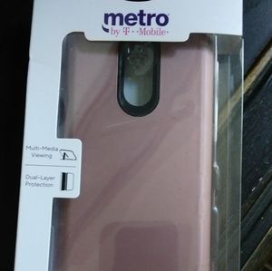 New in box LG Aristo 4+ pink phone case